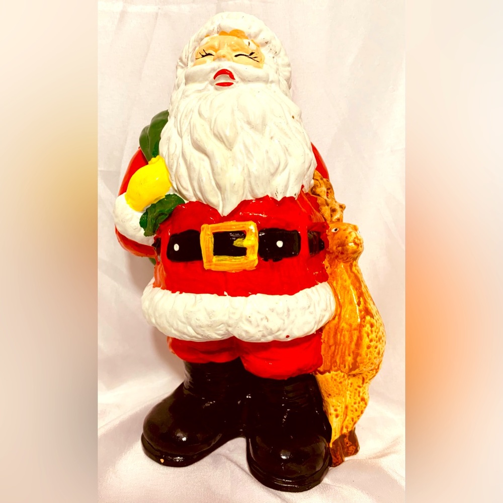 12” Vintage Ceramic Santa